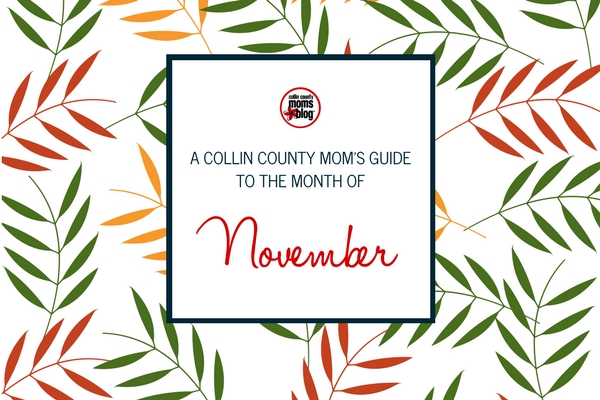 A Collin County Mom’s Guide to the Month of November