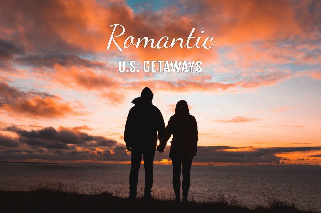 couple holding hands at sunset, romantic getaways in Texas, romantic weekend getaways