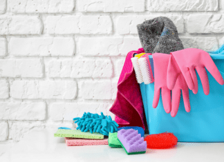 cleaning supplies, spring cleaning schedule for moms