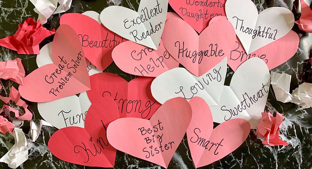 inexpensive valentine's day gifts for kids, paper hearts