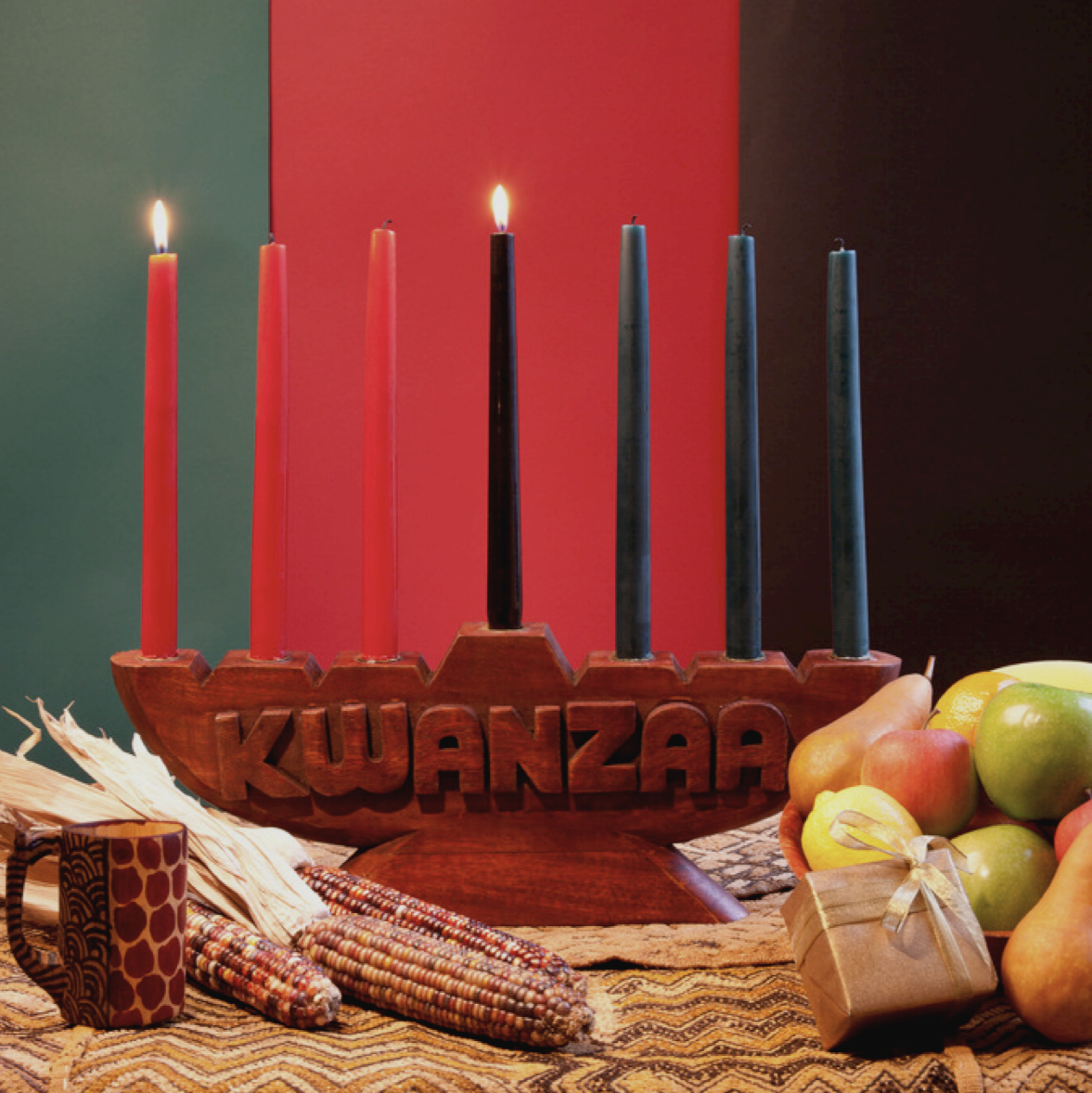 Kwanzaa Candleholder