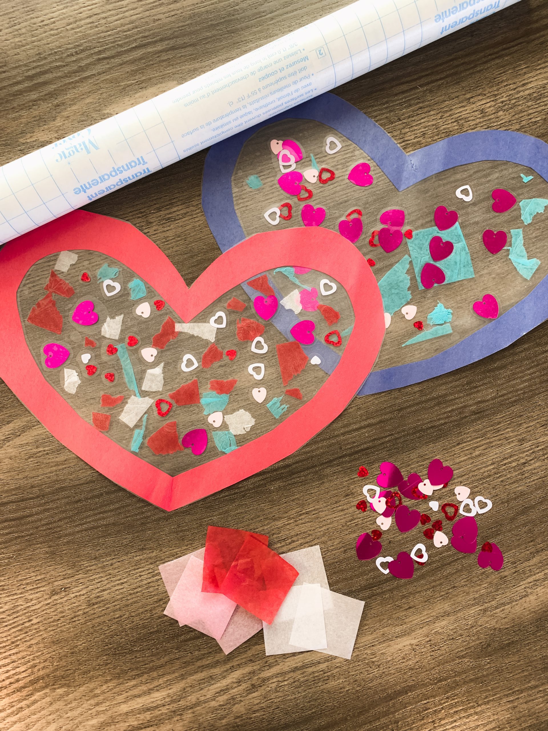 Kids Craft Valentine's Day Foam Heart Friendship Necklaces