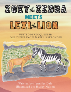 Zoey the Zebra Meets Lexi the Lion