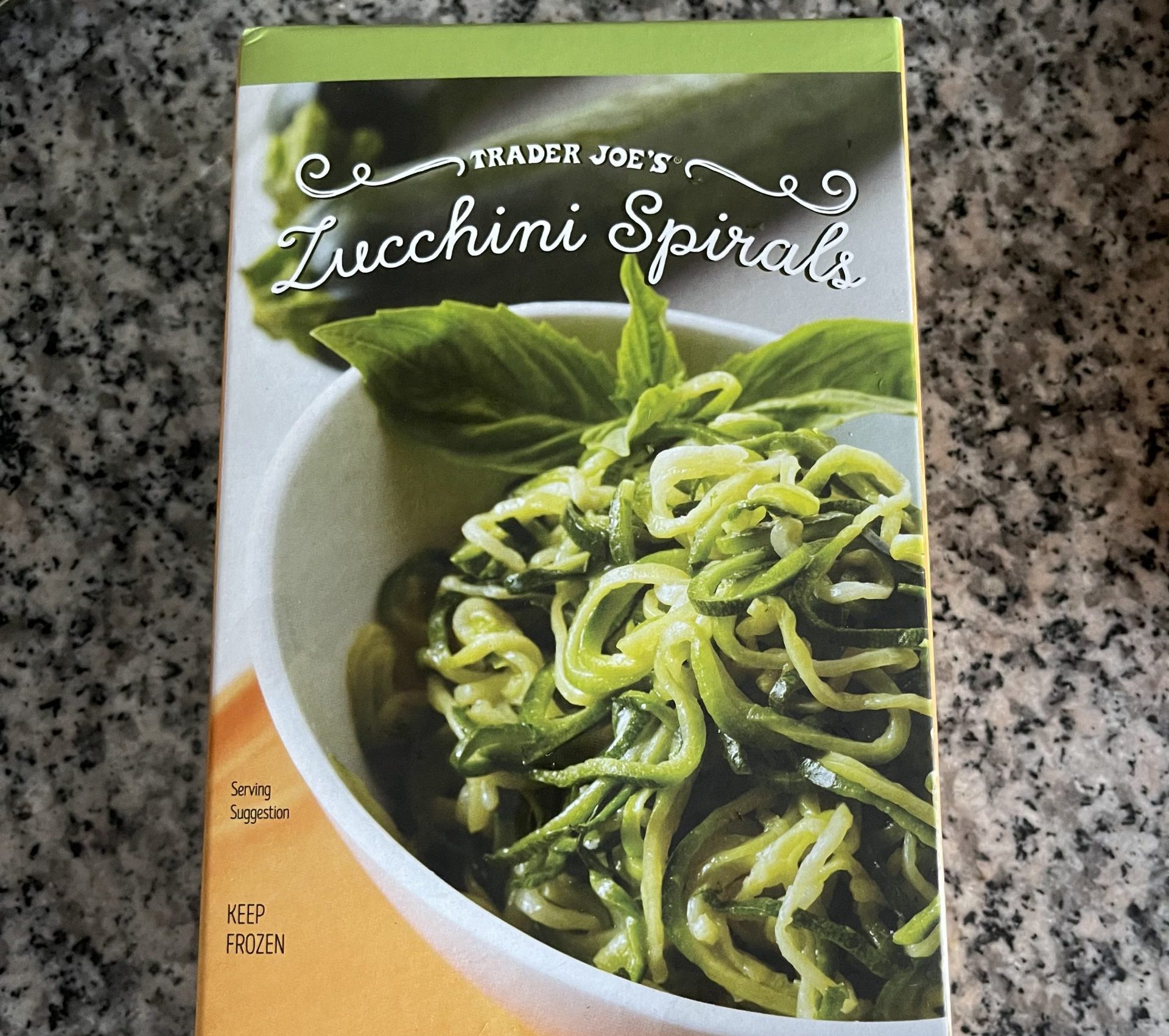 Trader Joe's zoodles plan to eat healthy during the holidays