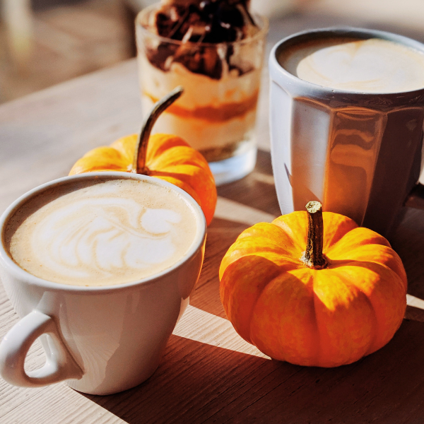 coffee shops with fall drinks and treats near me