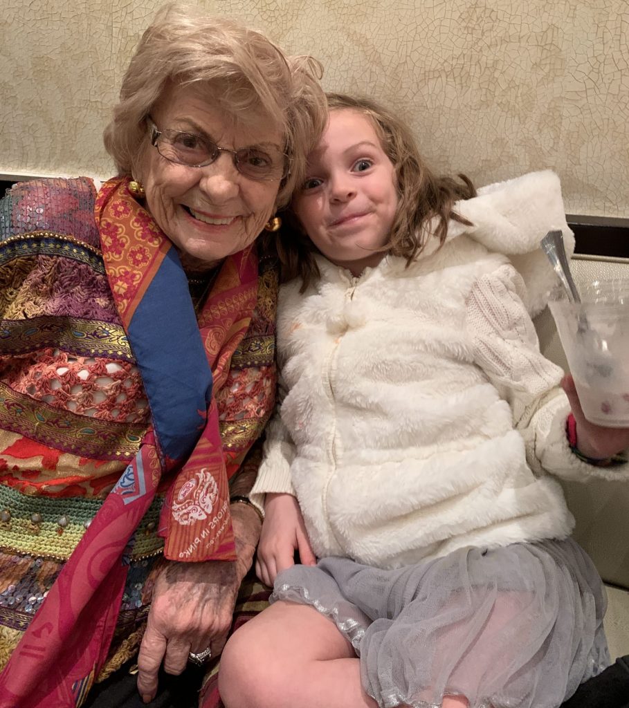 grandmother and grandchild, grief during the holidays