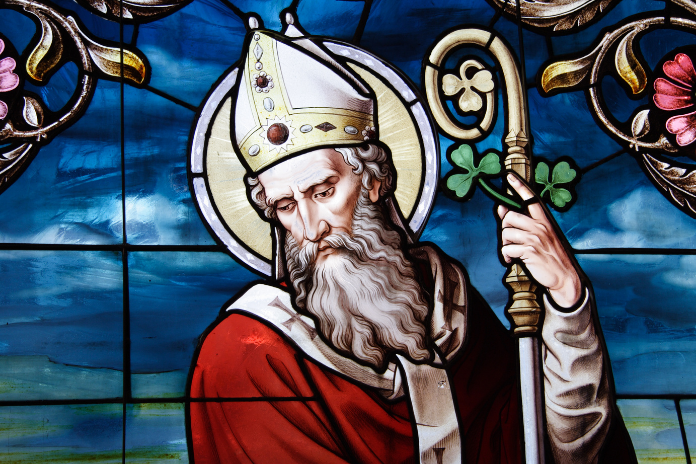 St. Patrick stained glass, fun facts about St. Patrick's Day