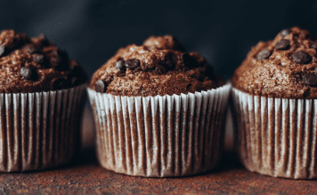 veggie chocolate muffins, veggie recipes for kids