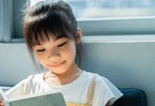 child reading, Asian American Pacific Islander Heritage Month