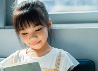 child reading, Asian American Pacific Islander Heritage Month