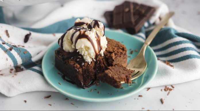 Chocolate Brownie with Vanilla Ice Cream, Tell Me Something Sweet Bakery