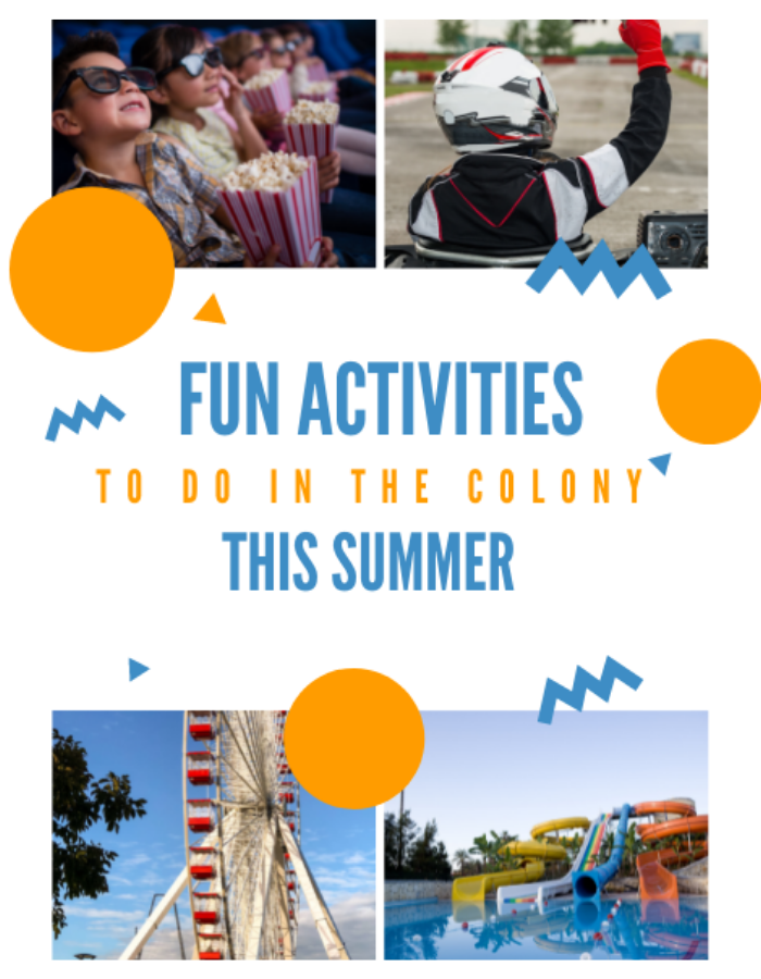 things to do with kids in the colony tx