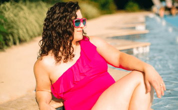 mom-approved swimsuits pink one-piece
