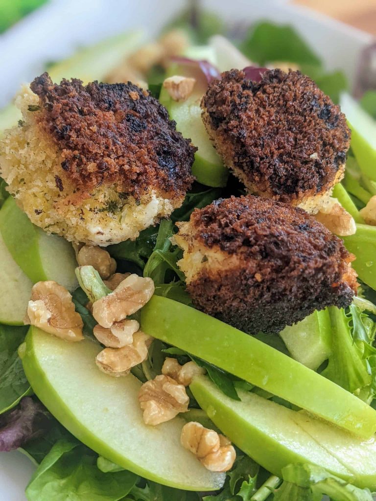 fried goat cheese salad recipe
