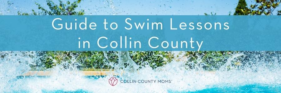 header graphic for guide to swim lessons in Plano, Frisco, McKinney, Allen, and beyond.